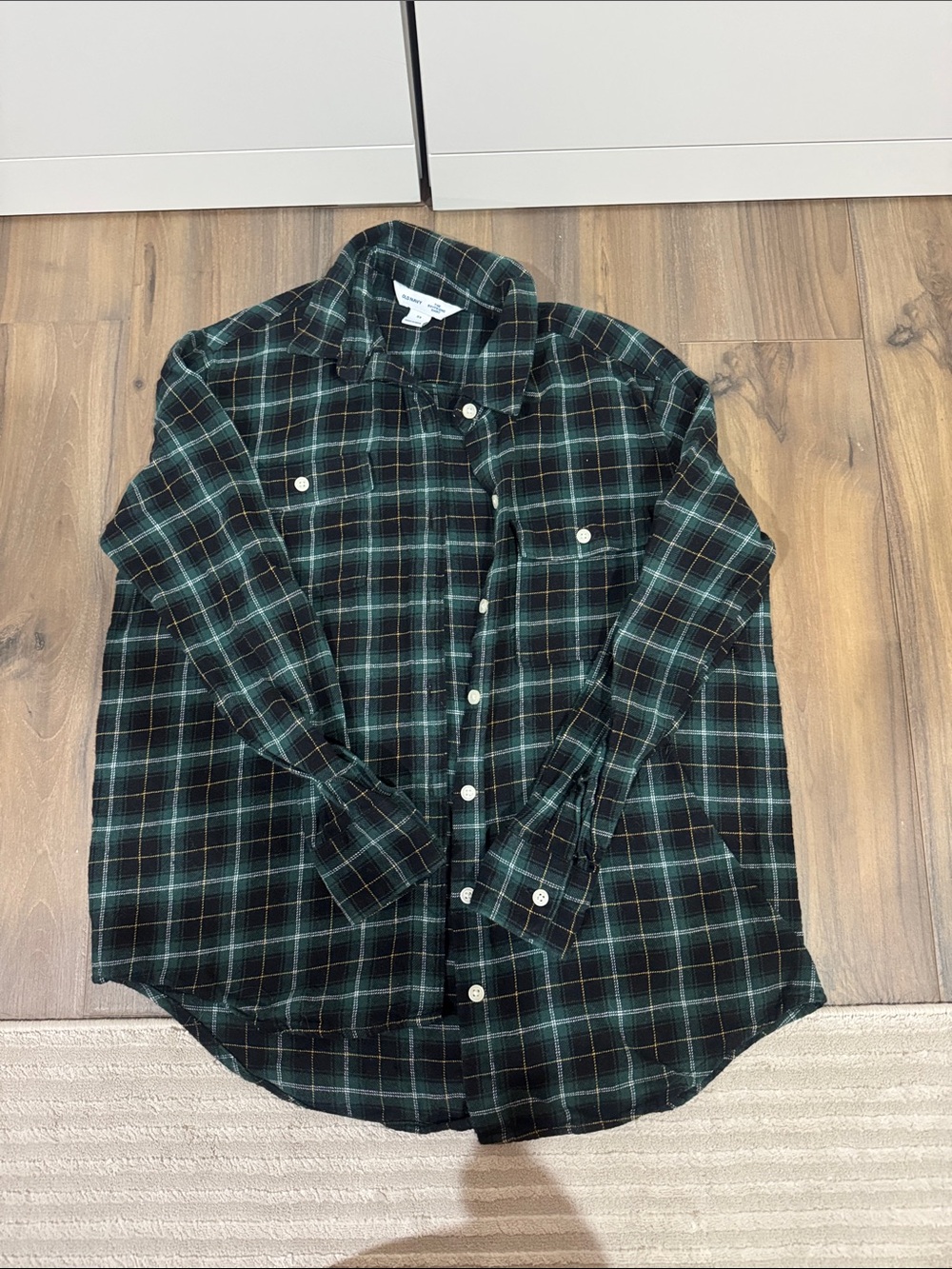 "The Boyfriend Shirt" from Old Navy size xs